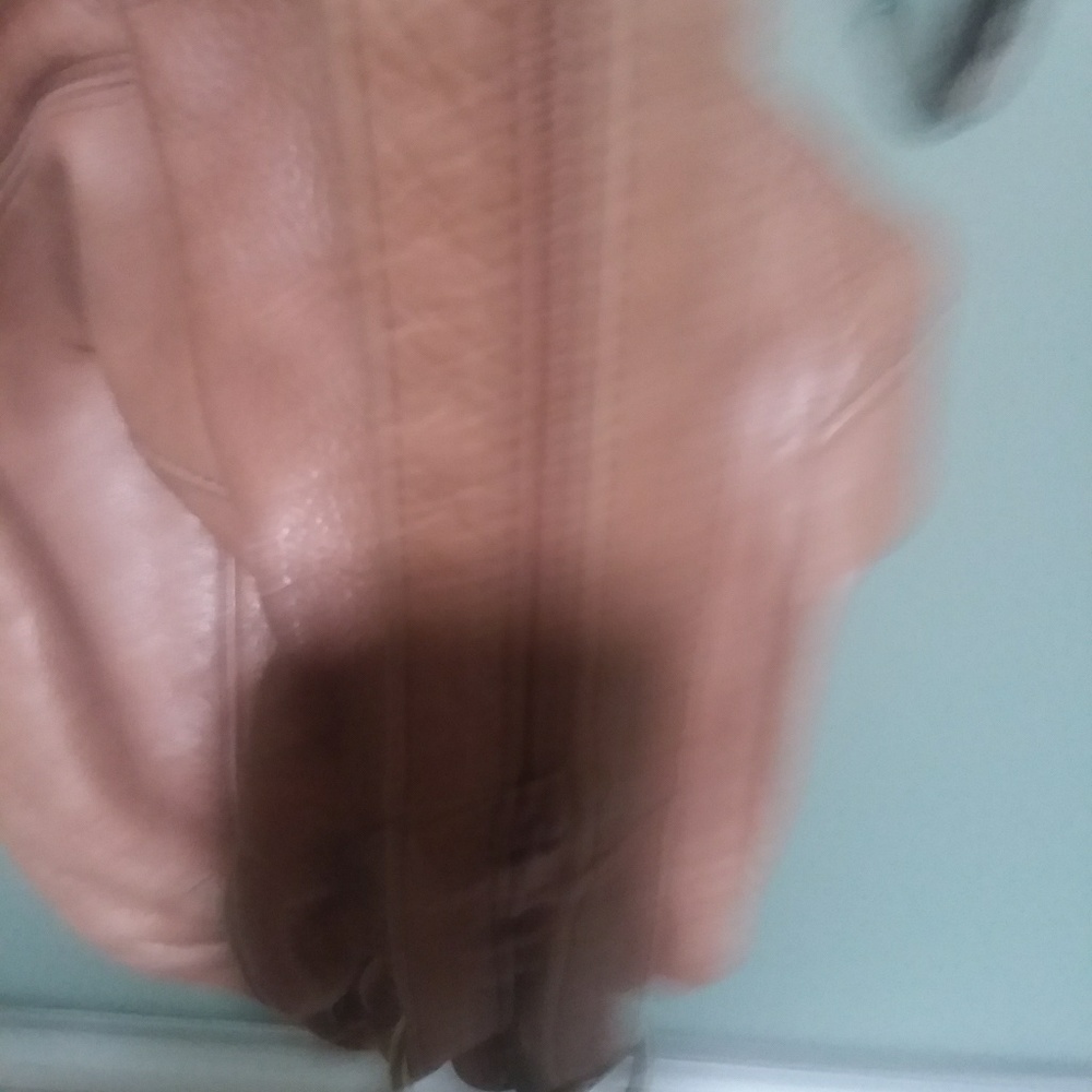 Fine leather backpack